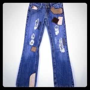Miss Me Patchwork jeans